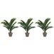 Mica Decorations Kunstplant - 3x - areca palm - in pot - 40 cm