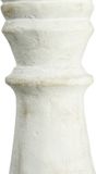 3198 Kaarshouder 20,5 x 20,5 x 71 cm Kristal Cement Wit