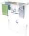 Foxydry Fold 100 cm – Modern inklapbaar wanddroogrek van aluminium en staal, roestbestendig, wit