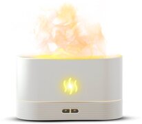 - Boostiv® Aroma Diffuser - Luchtbevochtiger - Aromatherapie - Vlam effect - Geurverspreider - Vernevelaar