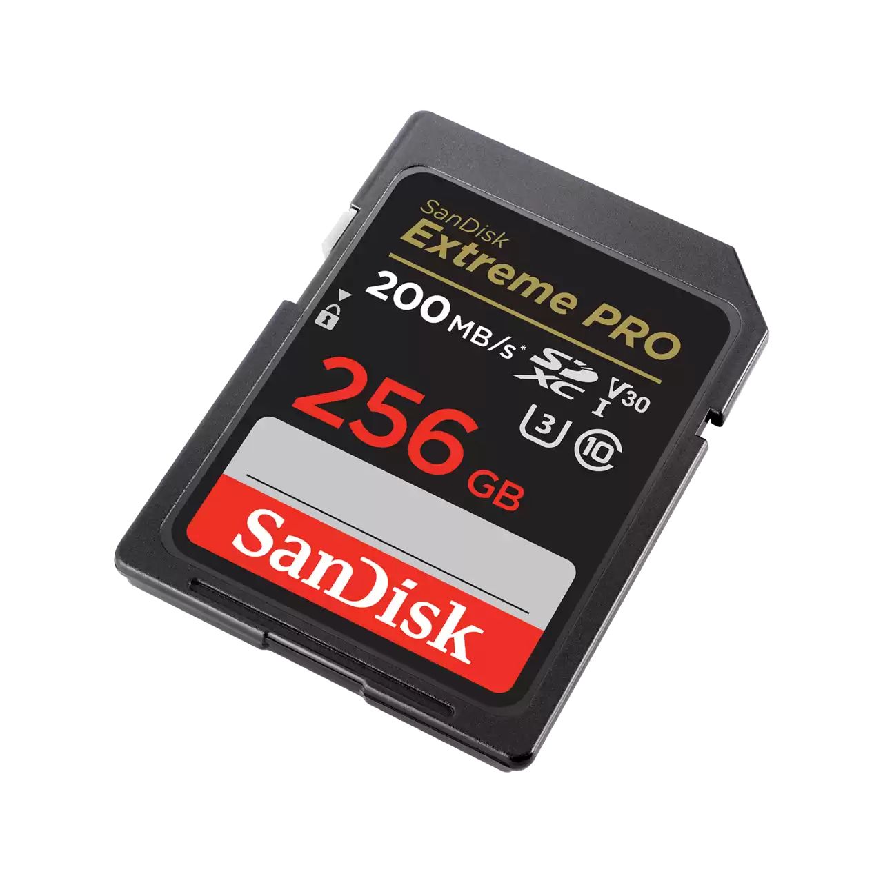 SanDisk Extreme PRO 256GB SDXC UHS-I Class 10 V30 Memory Card