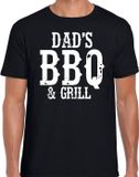 Bellatio Decorations Shoppartners Bv Dads bbq en grill t-shirt zwart - barbecue cadeau shirt voor heren - verjaardag / vaderdag kado XXL