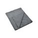 Homéa Microvezelmop, zeer absorberend, polyester, 240 g, 50 x 60 cm, antraciet