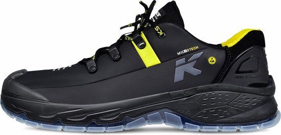 HKS Running Star RS 270 S3 werkschoenen - Veiligheidsklasse S3 - Stalen neus - Zwart/Geel - Maat 47
