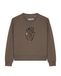 Watapparel Sweatshirt 'Self love ' bruin / zwart