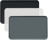 Merkloos / Sans marque KaraLuna Basic Antislip Siliconen Bakmat voor Honden- en Kattenbakken (48 x 30 cm, Grijs)