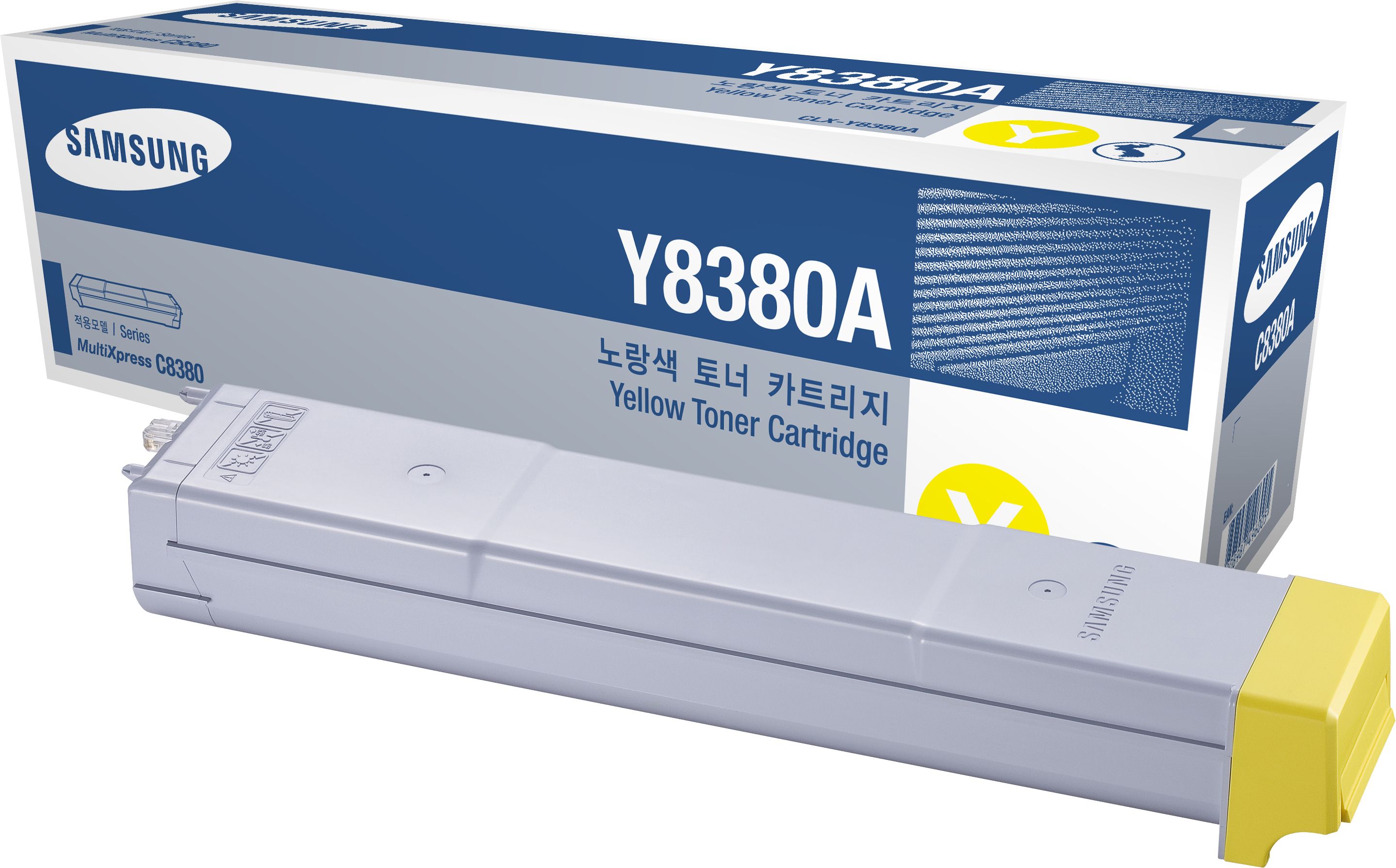 Samsung CLX-Y8380A Yellow Toner Cartridge - 15000 Page Yield
