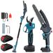 StarTech Elektrische takzaag en takkenscharen - 4-in-1 telescopische tool - 21 V - Borstelloze motor - Geschikt voor hoge takken - 2 accu's