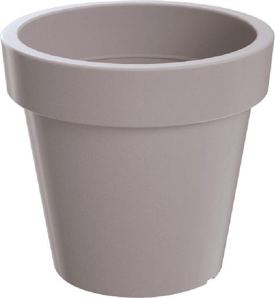 Prosperplast 20 cm taupe bloempot - Bloempotten voor binnen en buiten