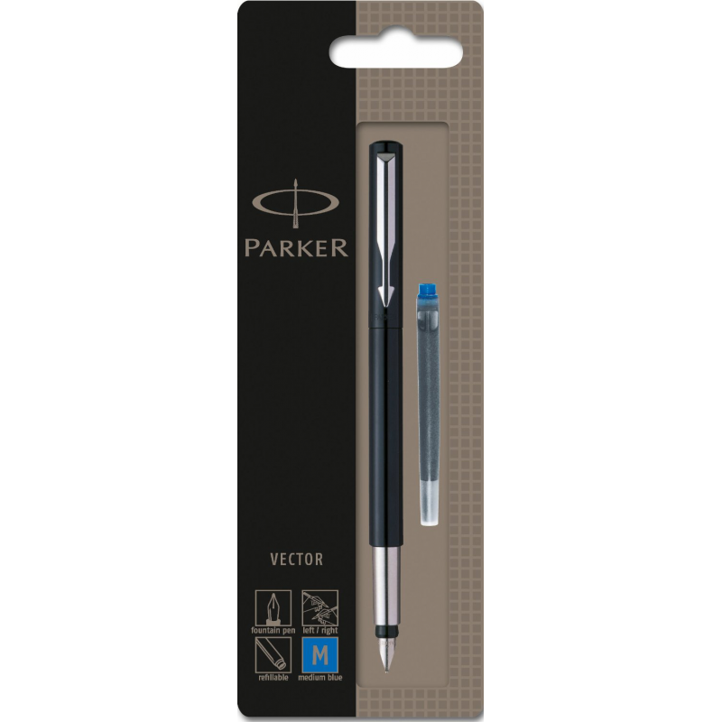 Parker Vector vulpen zwart