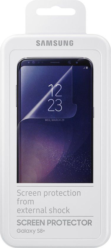 Samsung Screenprotector - Transparant - voor Samsung G955 Galaxy S8 Plus