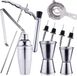 alpina Cocktailset Compleet - 14 Stuks - Cocktailshaker/ Stamper/ Jigger / Etc - RVS