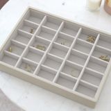 Stackers Oatmeal Classic 25 Section Jewelry Box