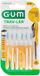 GUM Trav-Ler Ragers Jaune 1.3mm - 3 x 6 pièces - Lot économique