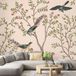 Papier peint panoramique fleurs oiseaux 400 cm x 320 cm