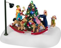 Lemax - 'Rockin' Around The Christmas Tree' - Verlicht tafelstuk met animatie