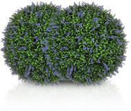 HOMCOM Kunstbloemen - PE - 42x42x42cm - Paars
