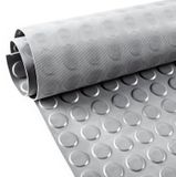 ANRO Tapis en caoutchouc à picots gris 140x320cm