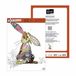 Kiub Poster Lapin Blanc/Multicolore 30x40 cm