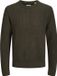 JACK & JONES PLUS - JJPANNEL KNIT CREW NECK AW26 PLS Heren Trui