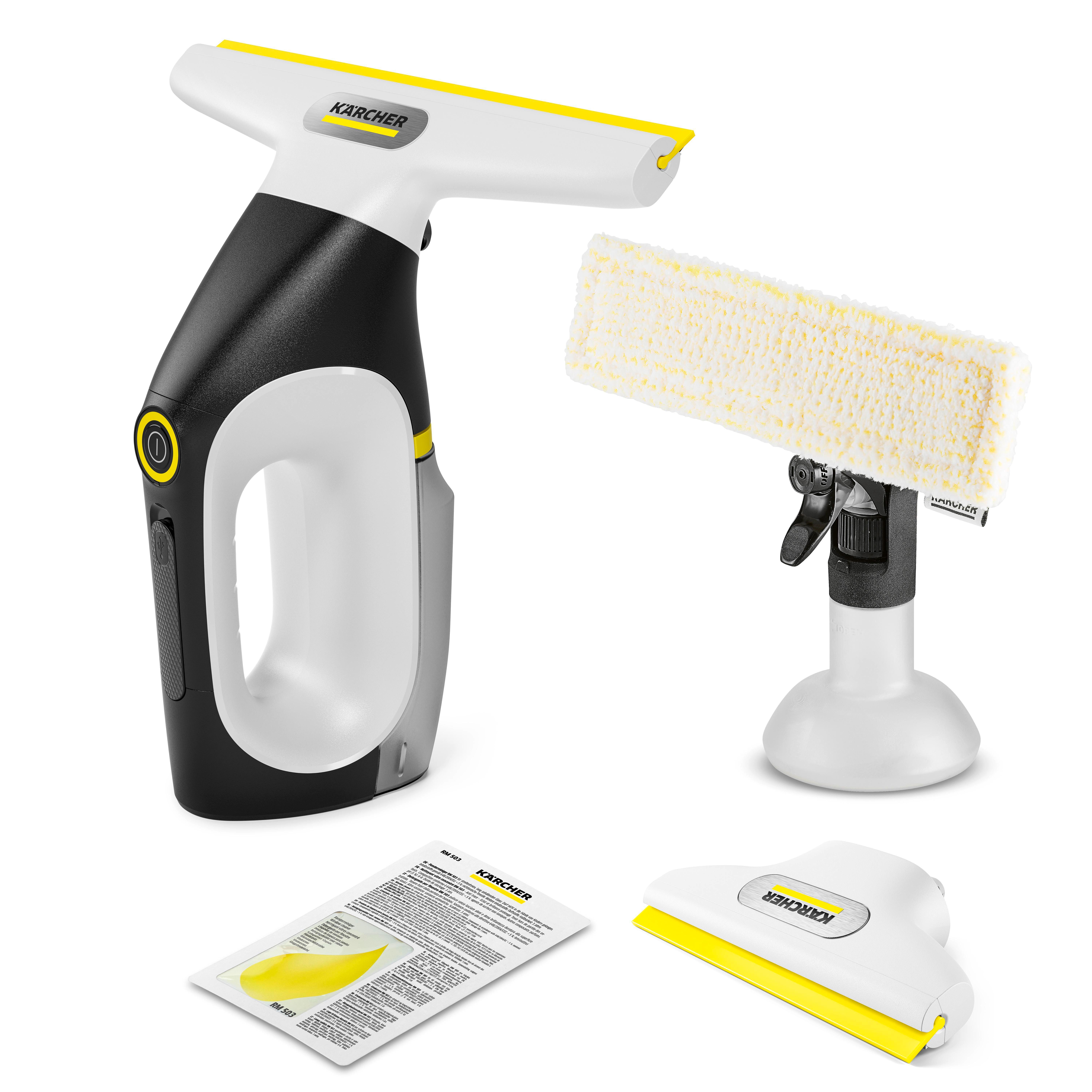 Kärcher WV 3 Comfort Precision elektrische raamreiniger Wit, Zwart