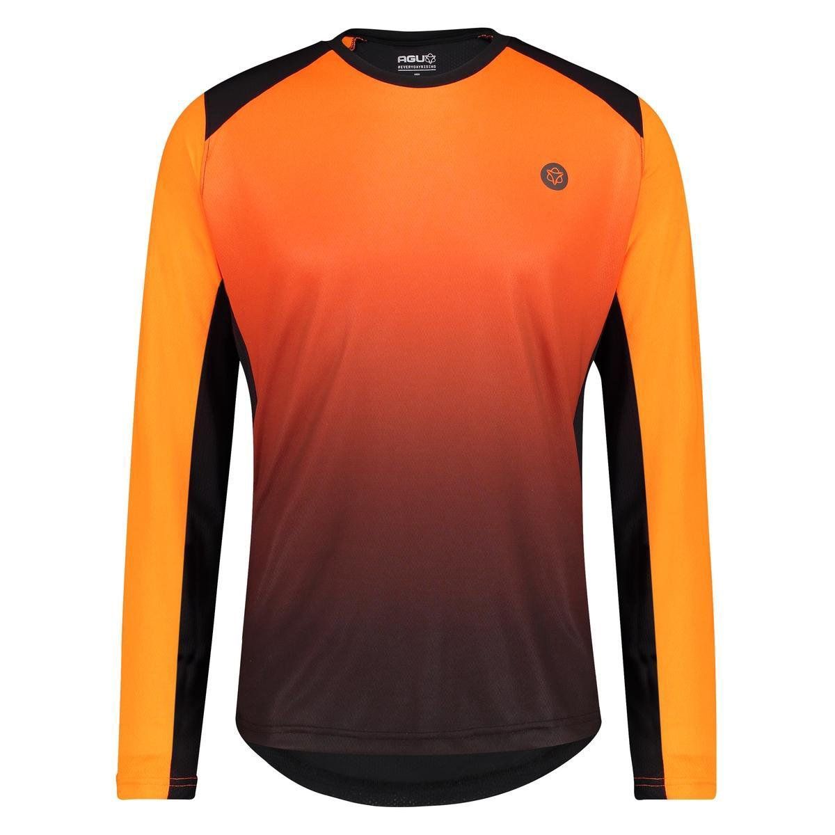 AGU Fietsshirt Lange Mouwen MTB Heren - Oranje - XXXL - 8717565634077
