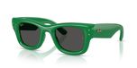 Ray-Ban Wayfarer Puffer By A$ap Rocky Rb 4940 Lunettes De Soleil Unisexe Vert Carrées Noir 47mm