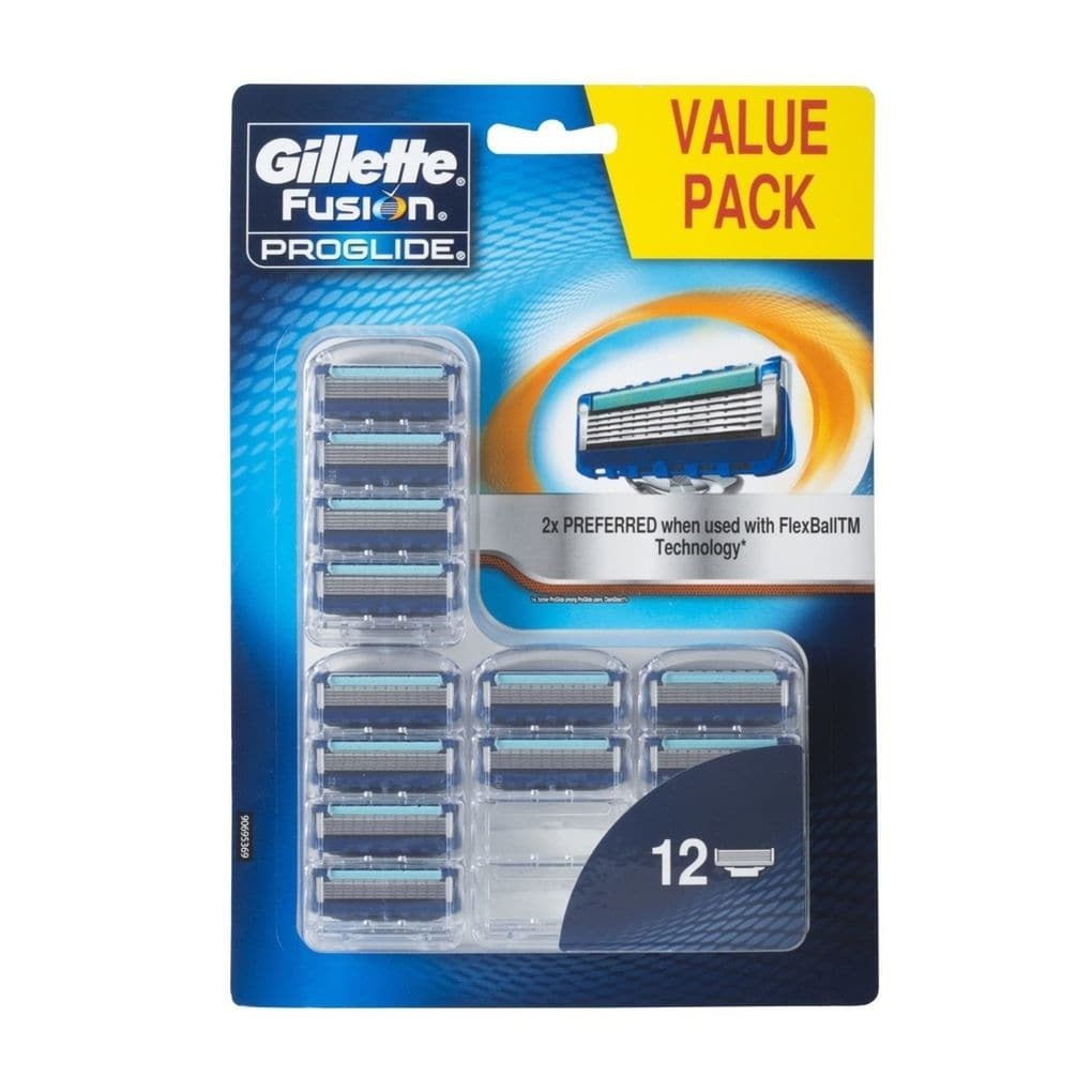 Gillette Fusion ProGlide Manual Scheermesjes 12 stuks