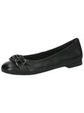 Caprice Dames Ballerina 9-22114-46 Zwart Leer G-breedte Maat 37 EU
