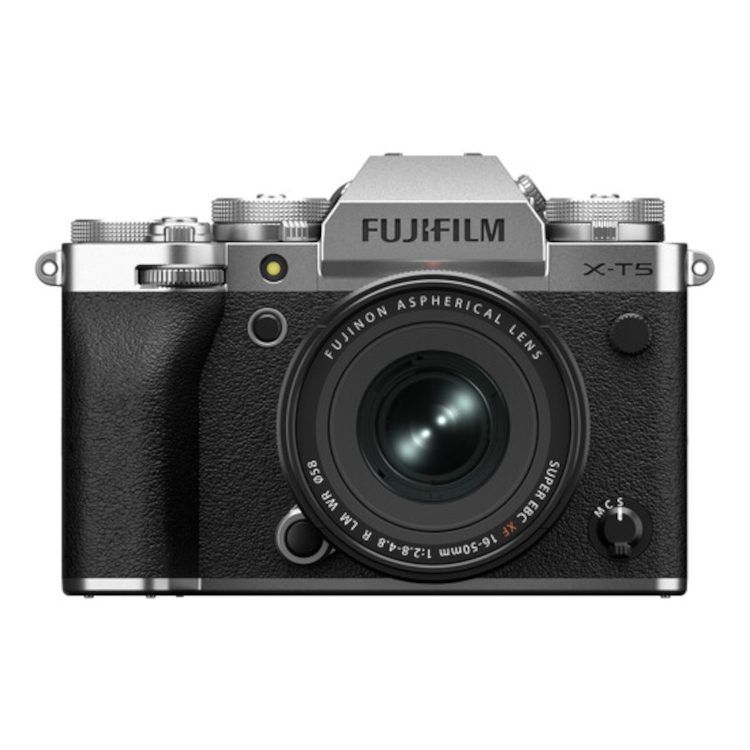 Fujifilm X-T5 systeemcamera Zilver + 16-50mm