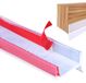 Profil de plinthe transparent 5m pour plinthes de cuisine