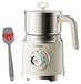 BMF Mousseur à lait électrique et chauffe-lait - BMF201 - 7-en-1, 600W, 220–240V, prise UE, 3700 tr/min, réservoir amovible, mousse de lait chaude et froide, bouton rotatif - blanc