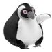 Wild Republic Flipkins Black Footed Penguin, pluche dier, 12 cm, pluche speelgoed, vulling van gerecyclede waterflessen