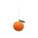 Suspension, feutrine, orange