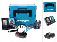 Makita DGA 504 RY1J accu haakse slijper 18V 125mm borstelloos + 1x accu 1,5Ah + lader + Makpac