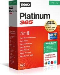 Nero Platinum 365 - 1 Gebruiker - 1 Jaar - Nederlandstalig - Windows Download