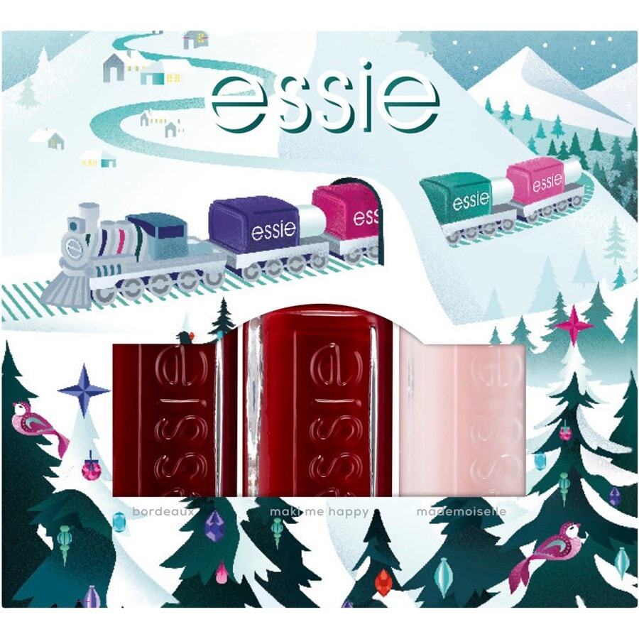 Essie Cadeauset 15 Nail Lacquer Bordeaux 5 + Nail Lacquer Maki Me Happy 5 + Nail Lacquer Mademoiselle 5