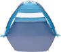 VEVOR tente de plage avec auvent pour 6 personnes, protection UPF 50+, tente de plage portable avec sac de transport et ancrages au sol, parasol de plage léger pour le camping, la pêche, les pique-niques, tente solaire