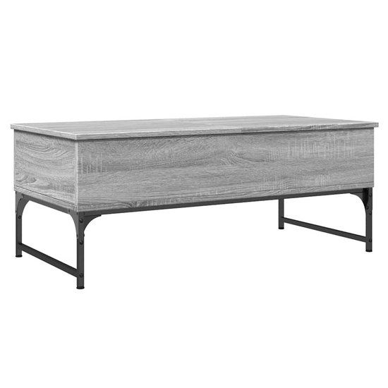 VidaXL Salontafel 100x50x40 cm Sonoma Oak/Grijs