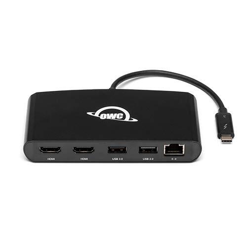 OWC Thunderbolt 3 Mini Dock - Thunderbolt 3 naar HDMI 2.0, Gigabit Ethernet, USB