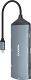 Canyon DS-15 Serie - Laptop-dockingstation - 8 in 1 - 4K USB-C - Grijs
