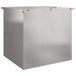 vidaXL Coffre de rangement de jardin avec rangement pour coussins, acier galvanisé, 55 x 50,5 x 50 cm