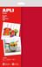 APLI 13576 - Zak met 10 vellen rood vilt - Formaat: A4