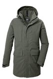 killtec Kow 80 Mn Prk heren Functionele parka/parka met afritsbare capuchon