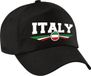 Bellatio Decorations Italië / Italy landen pet zwart kinderen - Baseball cap - EK / WK / Olympische spelen outfit