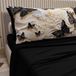 PETTI Artigiani Italiani - Beddengoed van katoen met kussenslopen met digitale print, beddengoed voor tweepersoonsbed, Mariposa-05 zwart, 100% Made in Italy