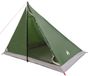 vidaXL Tente de randonnée 4 personnes Vert Polyester
