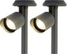 Lumineo Solar Spotlights - 4 Pack - 25cm - Grey