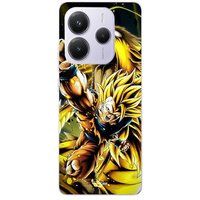 Xiaomi Redmi Note 14 5G Son Goku Super Saiyan SSJ3 Punt Attack Dragon Maniacase