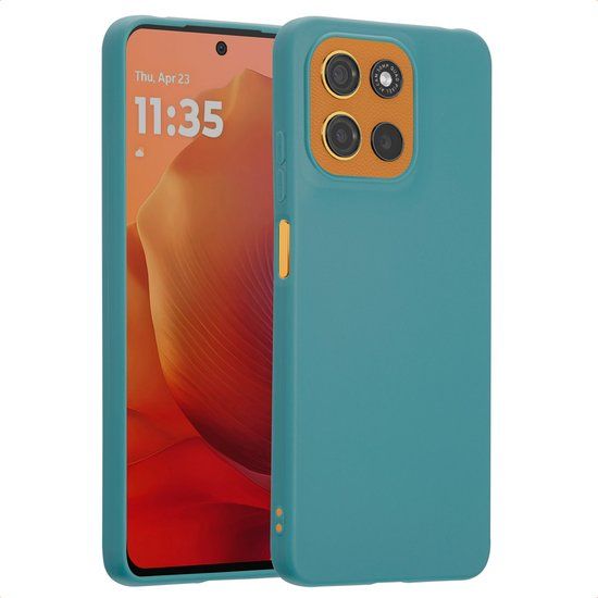 imoshion Color Backcover - Geschikt voor Motorola Moto G15 / Motorola Moto G15 Power - Pine Green